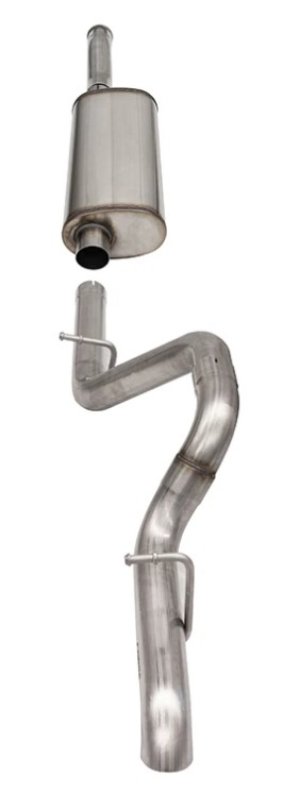 Jeep Wrangler JLU Performance Exhaust - Rear - CORSA Performance - Cat Back, Sport, Single Rear Exit, Turn Down Tip - `18-`25